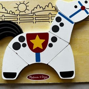 Horse Melissa and Doug chunky puzzle for toddler